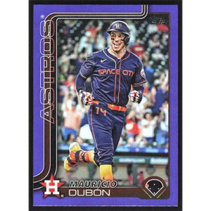 2025 Topps Purple Rainbow Foil #222 Mauricio Dubon