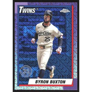 2025 Topps '90 Silver Pack Chrome Blue #T90C-74 Byron Buxton