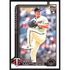 2025 Topps #283 Zebby Matthews
