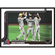 2025 Topps #297 Corbin Carroll Team Celebration Checklist