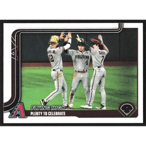 2025 Topps #297 Corbin Carroll Team Celebration Checklist