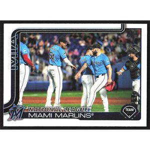 2025 Topps #340 Miami Marlins Team Card