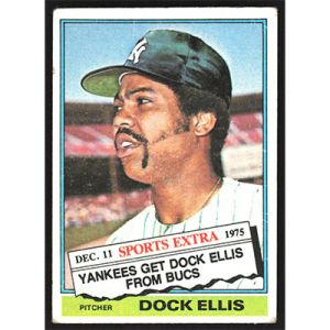 1976 Topps Traded #528T Dock Ellis
