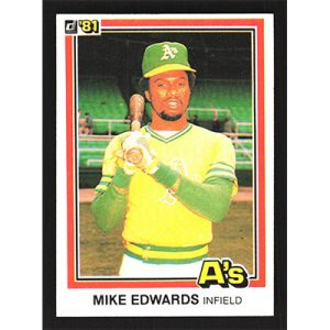 1981 Donruss #497 Mike Edwards