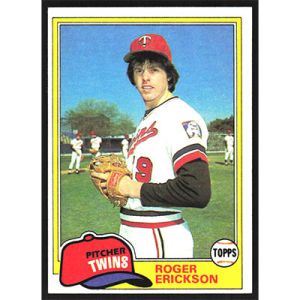 1981 Topps #434 Roger Erickson