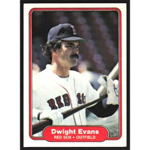 1982 Fleer #293 Dwight Evans