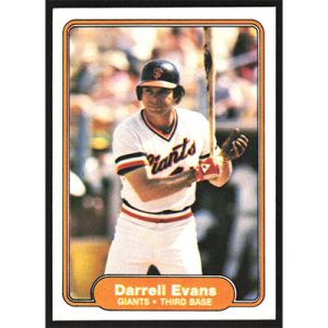 1982 Fleer #388 Darrell Evans