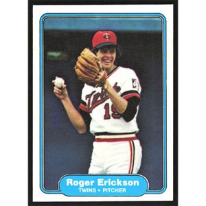 1982 Fleer #553 Roger Erickson