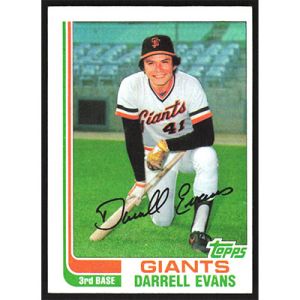 1982 Topps #17 Darrell Evans