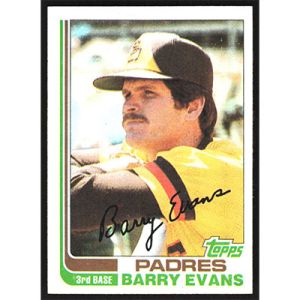 1982 Topps #541 Barry Evans