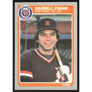 1985 Fleer #6 Darrell Evans