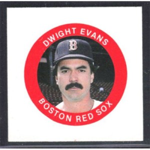 1985 Fun Foods Pin Proofs #NNO Dwight Evans
