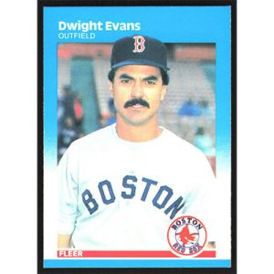 1987 Fleer #34 Dwight Evans