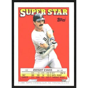 1988 Topps Stickers #50/82/258 D. Evans/F. Youmans/B. Jackson Super Star Backs