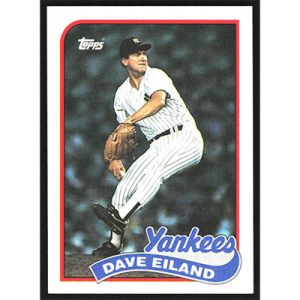 1989 Topps #8 Dave Eiland