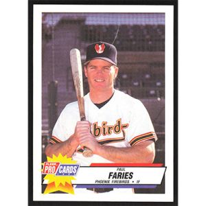 1993 Fleer/ProCards Triple A All-Stars #AAA-26 Paul Faries