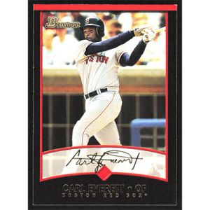 2001 Bowman #37 Carl Everett
