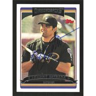 2006 Topps #418 Johnny Estrada Autographed