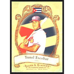 2009 Topps Allen & Ginter National Pride #NP26 Yunel Escobar