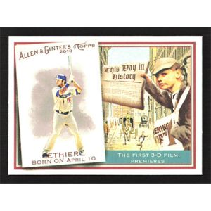 2010 Topps Allen & Ginter This Day in History #TDH12 Andre Ethier