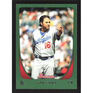 2011 Bowman Green #66 Andre Ethier