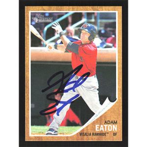 2011 Topps Heritage Minors #106 Adam Eaton Autographed