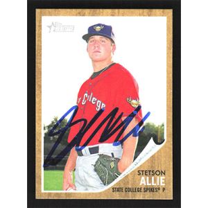 2011 Topps Heritage Minors #2 Stetson Allie Autographed