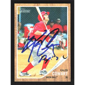 2011 Topps Heritage Minors #90 Kaleb Cowart Autographed