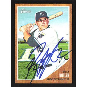 2011 Topps Heritage #275 Billy Butler Autographed
