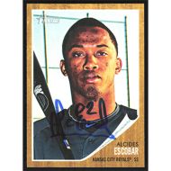 2011 Topps Heritage #332 Alcides Escobar Autographed