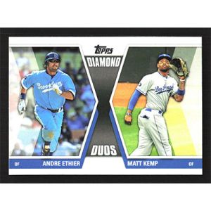 2011 Topps Update Diamond Duos #DD-2 A. Ethier/M. Kemp