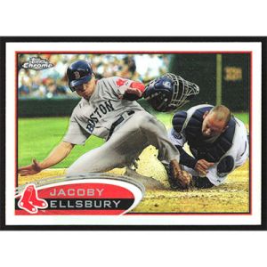 2012 Topps Chrome Refractors #87 Jacoby Ellsbury