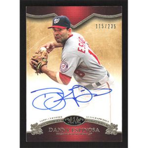 2012 Topps Tier One On the Rise Autographs #OR-DE Danny Espinosa Autographed