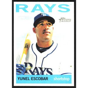 2013 Topps Heritage #123 Yunel Escobar