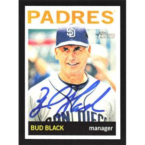 2013 Topps Heritage #173 Bud Black Autographed