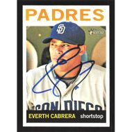 2013 Topps Heritage #178 Everth Cabrera Autographed
