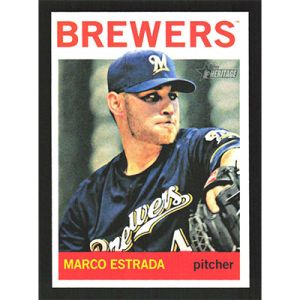 2013 Topps Heritage #267 Marco Estrada