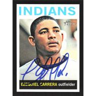 2013 Topps Heritage #362 Ezequiel Carrera Autographed