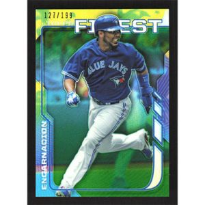2014 Finest Green Refractors #68 Edwin Encarnacion