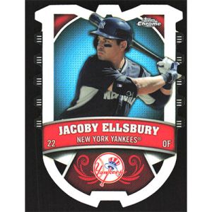 2014 Topps Chrome Chrome Connections Die Cuts #CC-JE Jacoby Ellsbury