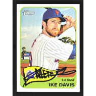 2014 Topps Heritage #168 Ike Davis Autographed