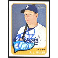 2014 Topps Heritage #22 A.J. Ellis Autographed