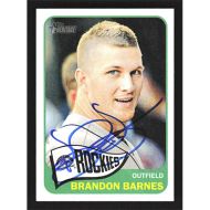 2014 Topps Heritage #309 Brandon Barnes Autographed
