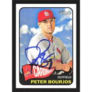 2014 Topps Heritage #397 Peter Bourjos Autographed