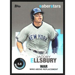2014 Topps Saber Stars #SST-17 Jacoby Ellsbury