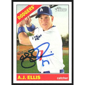 2015 Topps Heritage #171 A.J. Ellis Autographed