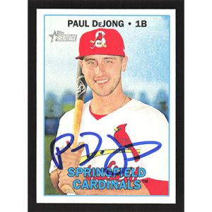 2016 Topps Heritage Minors #83 Paul DeJong Autographed