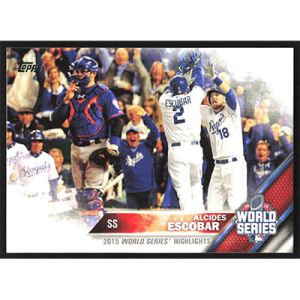 2016 Topps #120 Alcides Escobar World Series Highlights