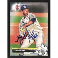 2017 Bowman Prospects #BP54 Anderson Espinoza Autographed