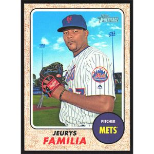 2017 Topps Heritage #278 Jeurys Familia